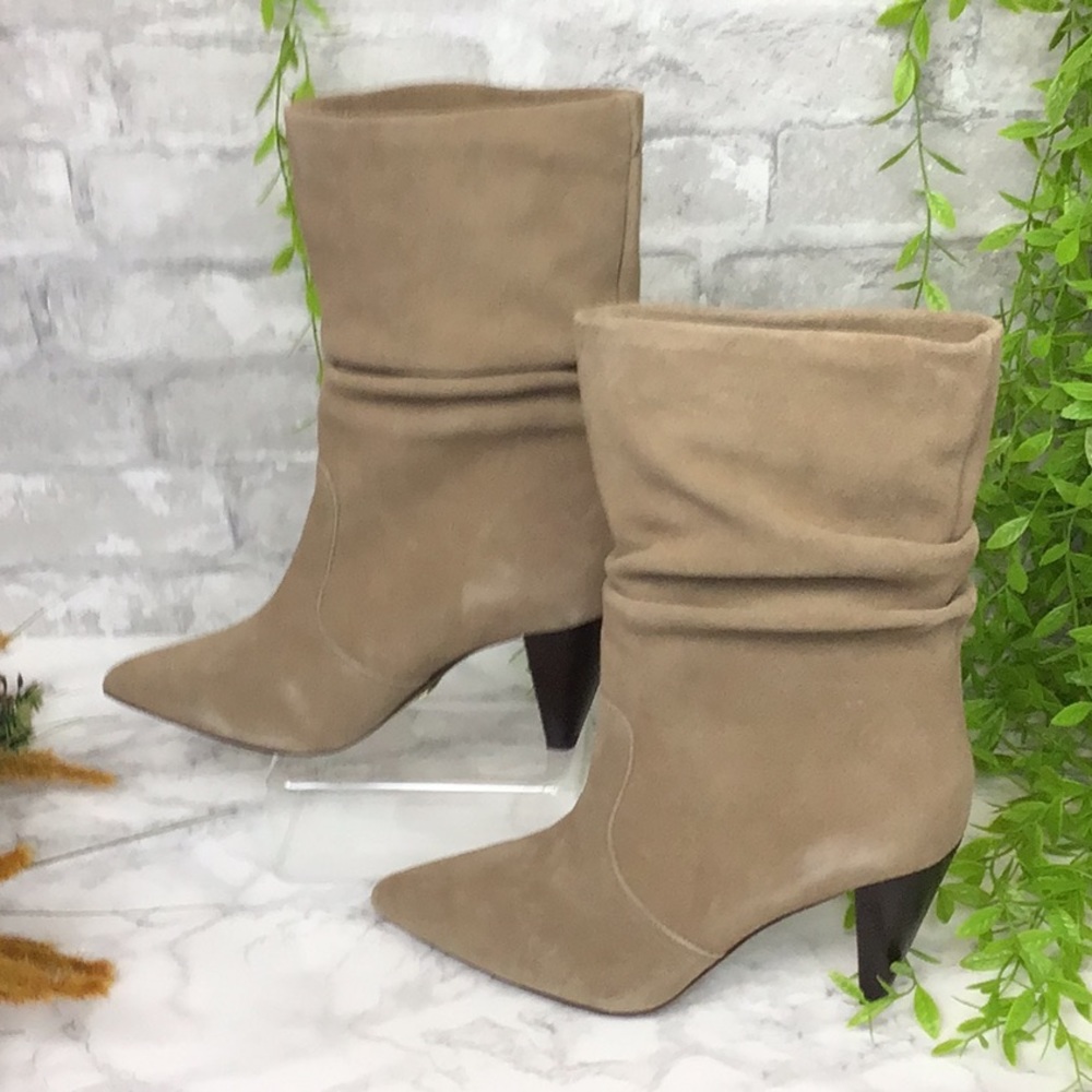 Kensie Kenley light brown mid calf boot